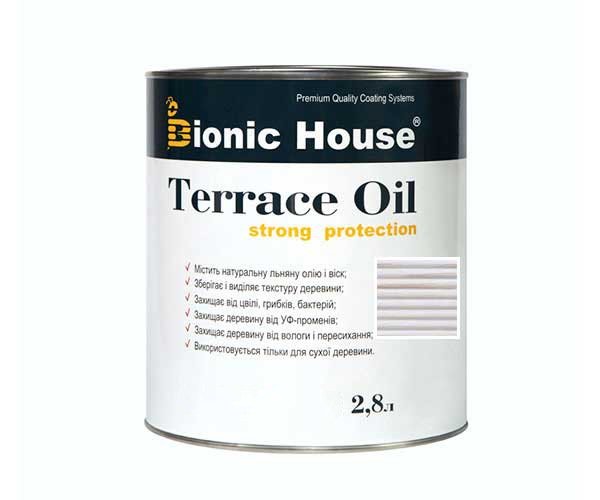 Масло для терасс Bionic-House 2,8л Белый