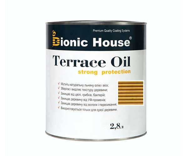 Масло для терасс Bionic-House 2,8л Дуб