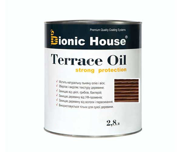 Масло для терасс Bionic-House 2,8л Палисандр