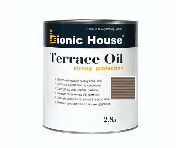 Масло для терасс Bionic-House 2,8л Патина