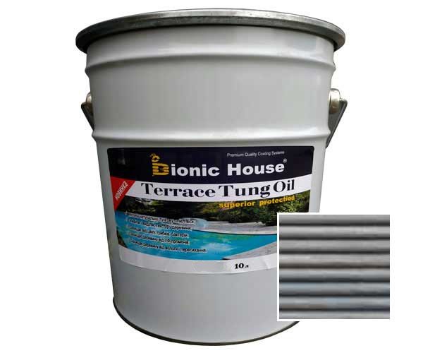 terraceTung-oil-10L-seriy Масло для терасс ТУНГОВОЕ Bionic-House 10л Серый