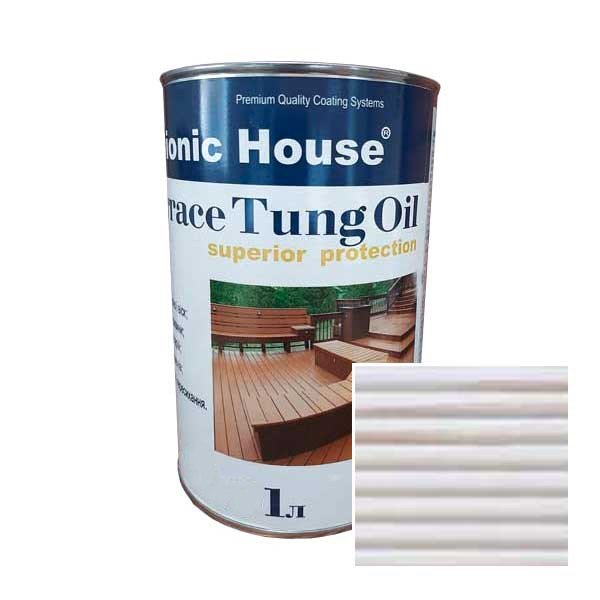 terraceTung-oil-1L-beliy Масло для терасс ТУНГОВОЕ Bionic-House 1л Белый