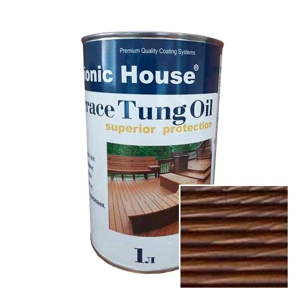 terraceTung-oil-1L-palisandr Масло для терасс ТУНГОВОЕ Bionic-House 1л Палисандр