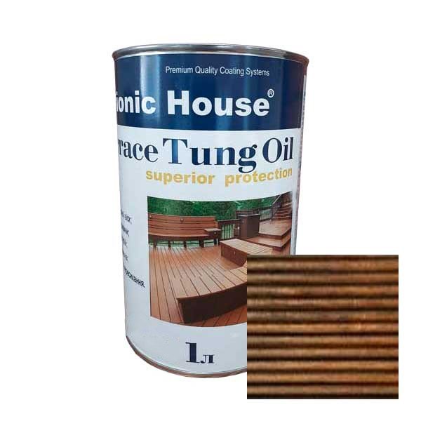 terraceTung-oil-1L-taup Масло для терасс ТУНГОВОЕ Bionic-House 1л Тауп