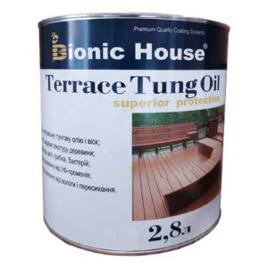 Масло для терасс ТУНГОВОЕ Bionic-House 2,8л Бесцветный