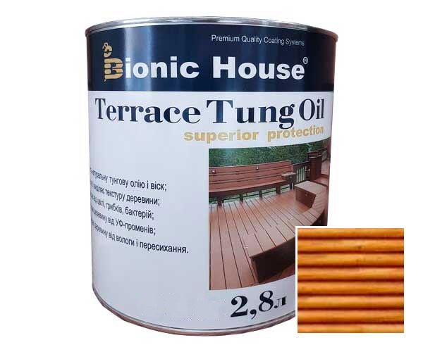 Масло для терасс ТУНГОВОЕ Bionic-House 2,8л Ирис