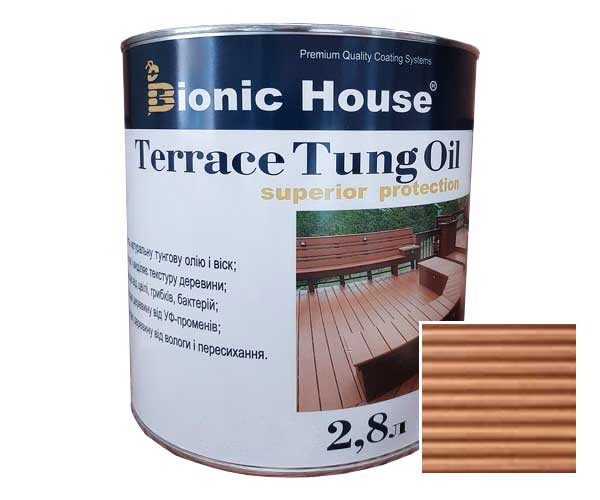 terraceTung-oil-2.8L-klen Масло для терасс ТУНГОВОЕ Bionic-House 2,8л Клен