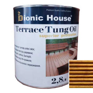 Масло для терасс ТУНГОВОЕ Bionic-House 2,8л Орех