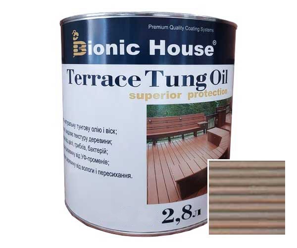terraceTung-oil-2.8L-patina Масло для терасс ТУНГОВОЕ Bionic-House 2,8л Патина