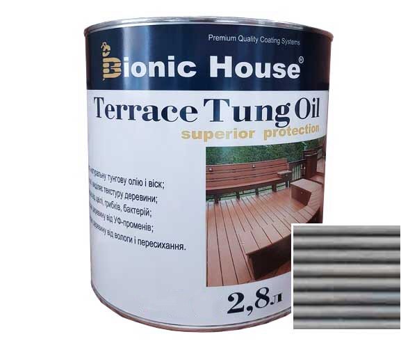 terraceTung-oil-2.8L-seriy Масло для терасс ТУНГОВОЕ Bionic-House 2,8л Серый