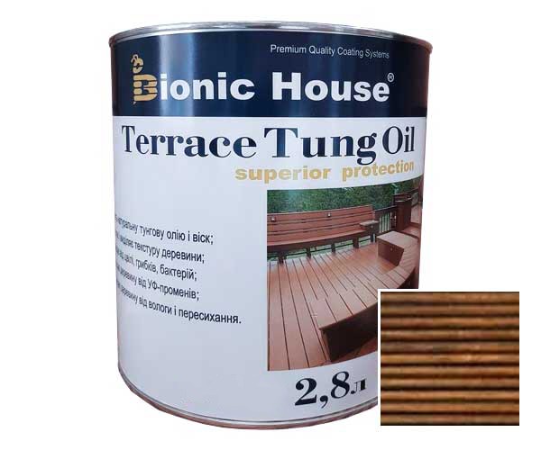 Масло для терасс ТУНГОВОЕ Bionic-House 2,8л Тауп