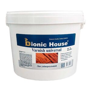 Лак для дерева универсальный Bionic-House 10л Бесцветный Глянцевый