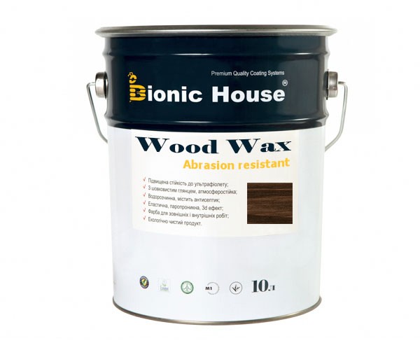 Краска для дерева WOOD WAX Bionic-House 10л Палисандр А111