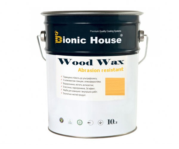 Краска для дерева WOOD WAX Bionic-House 10л Светлый дуб А126