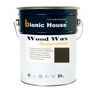 Краска для дерева WOOD WAX Bionic-House 10л Антрацит
