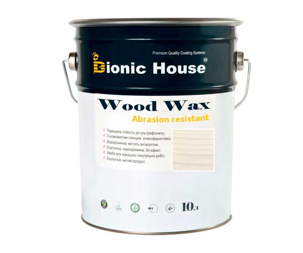 Краска для дерева WOOD WAX Bionic-House 10л Жасмин