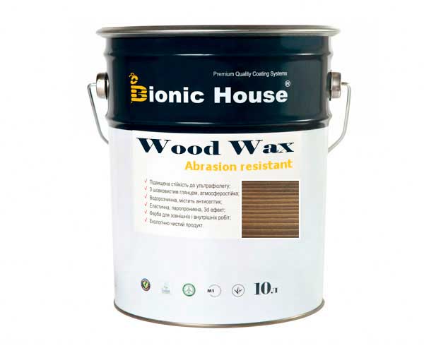 Фарба для дерева WOOD WAX Bionic-House 10л Кедр