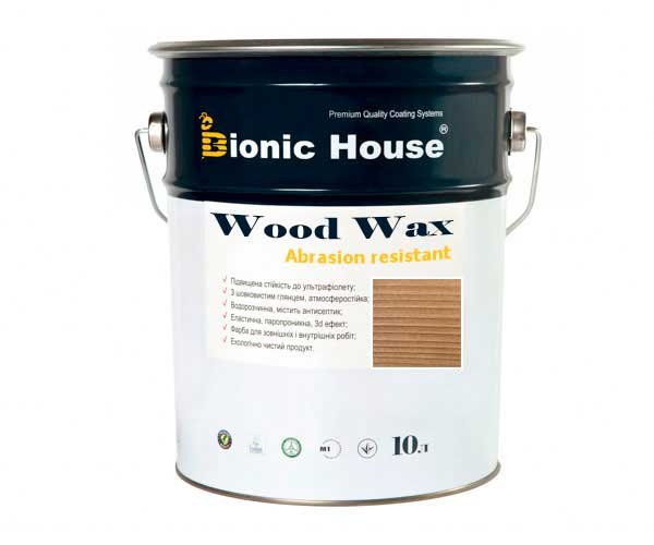 Краска для дерева WOOD WAX Bionic-House 10л Клен