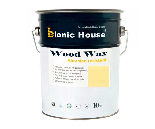Краска для дерева WOOD WAX Bionic-House 10л Медовый