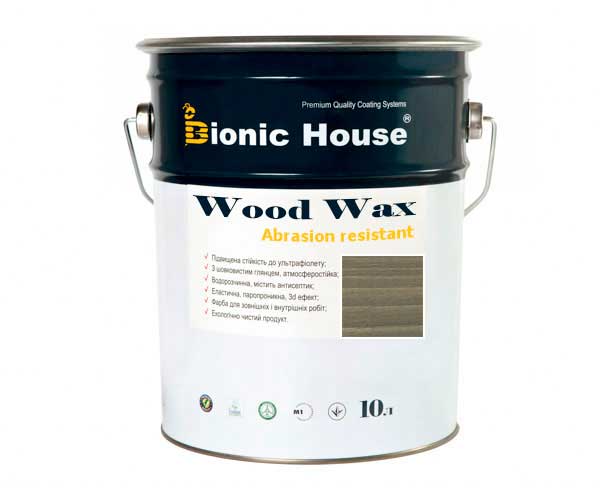 Краска для дерева WOOD WAX Bionic-House 10л Ольха