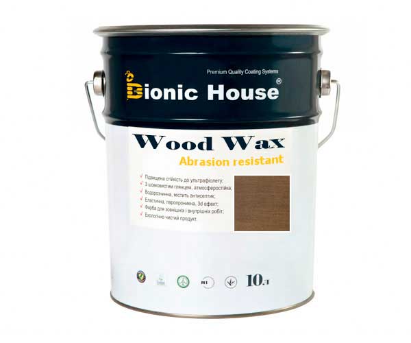 Краска для дерева WOOD WAX Bionic-House 10л Тауп