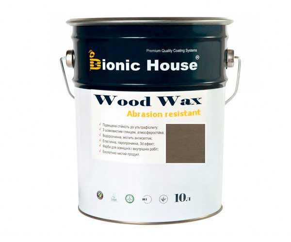 Краска для дерева WOOD WAX Bionic-House 10л Умбра