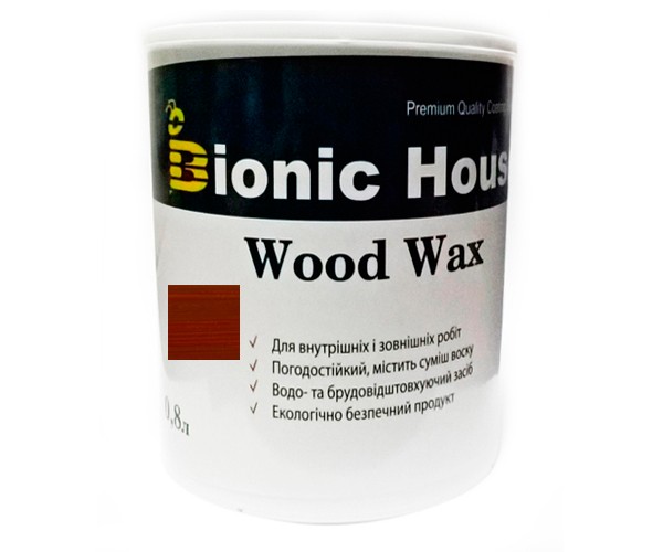 Краска для дерева WOOD WAX Bionic-House 0,8л Шоколад А109