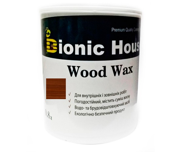Краска для дерева WOOD WAX Bionic-House 0,8л Орех А110