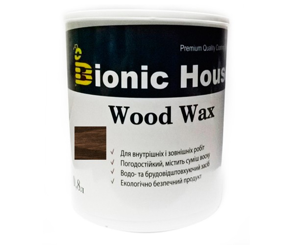 Краска для дерева WOOD WAX Bionic-House 0,8л Палисандр А111