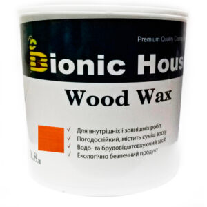 Краска для дерева WOOD WAX Bionic-House 0,8л Янтарь