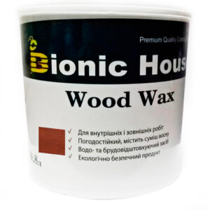 Краска для дерева WOOD WAX Bionic-House 0,8л Марсала