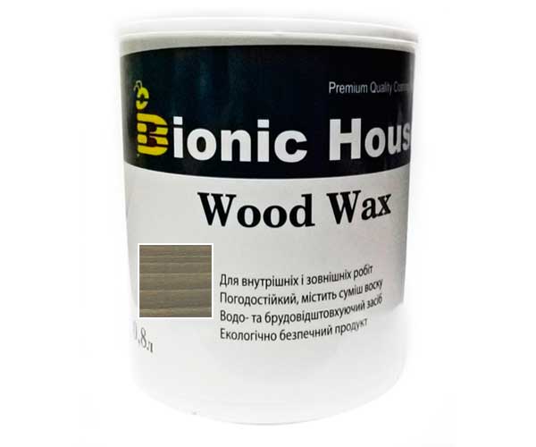Краска для дерева WOOD WAX Bionic-House 0,8л Ольха