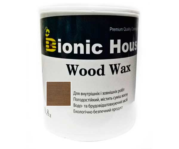 Краска для дерева WOOD WAX Bionic-House 0,8л Тауп