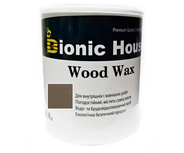 Краска для дерева WOOD WAX Bionic-House 0,8л Умбра
