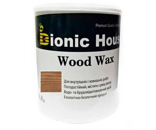 Краска для дерева WOOD WAX Bionic-House 0,8л Золотой Орех