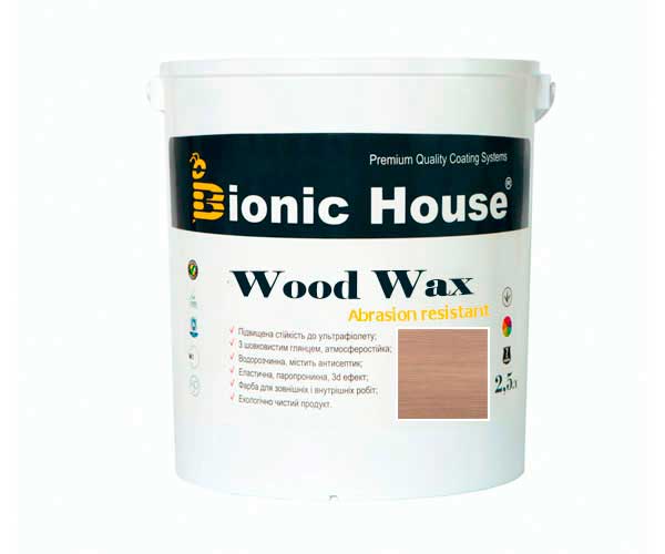 Краска для дерева WOOD WAX Bionic-House 2,5л Индиго