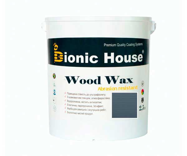 Краска для дерева WOOD WAX Bionic-House 2,5л Крайола